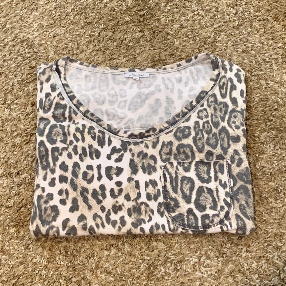 Women’s XL white birch Short Sleeve Top